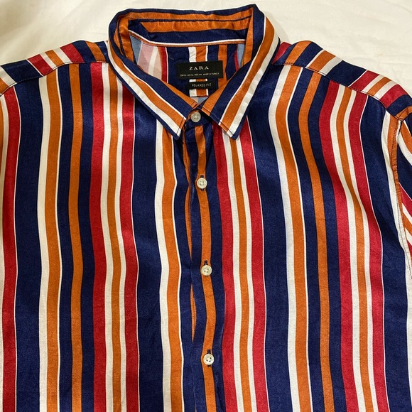 Casual Button Down Striped Shirt - Picture 4 of 4
